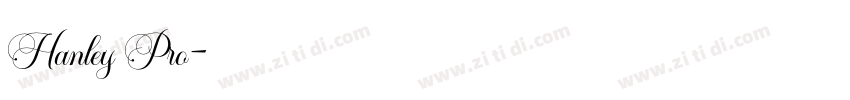 Hanley Pro字体转换